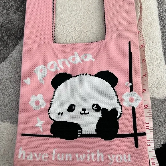 Mini tote style knit bag - Picture 5 of 8